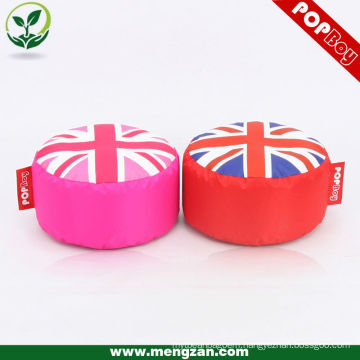 European Union Jack flag round stool, uk flag cube bean bag